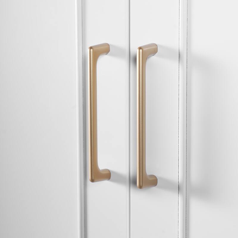 Bathroom Freestanding Cabinet with 3 Drawers (Partitioned, Standard, Deep), Adjustable Shelf, Soft-Close Doors and Steel Handles