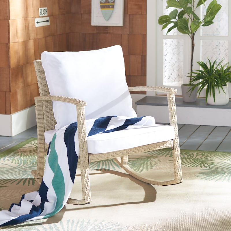 SAFAVIEH Outdoor Concepta Rocking Chair - 26W x 32D x 31H