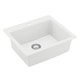 preview thumbnail 39 of 58, Karran Top Mount 25 in. Single Bowl Quartz Kitchen Sink Kit