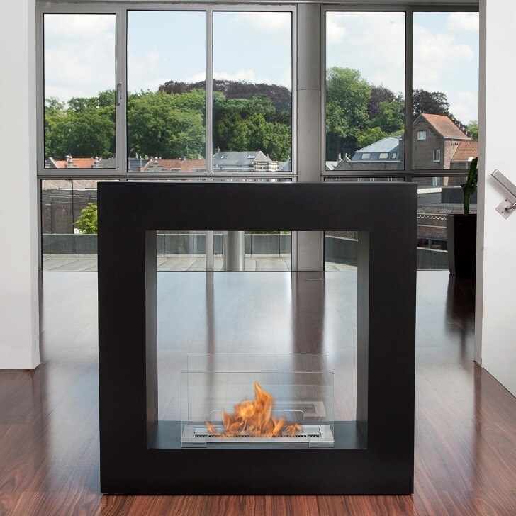 Shop Bio Blaze White Qube Liquid Fuel Fireplace Small Free