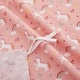 preview thumbnail 4 of 3, Kids Girls Printed 600 Thread Count Cotton Blend Percale Duvet Cover Fitted Sheet Ensemble Bedding Set, Pink Unicorn Rainbow