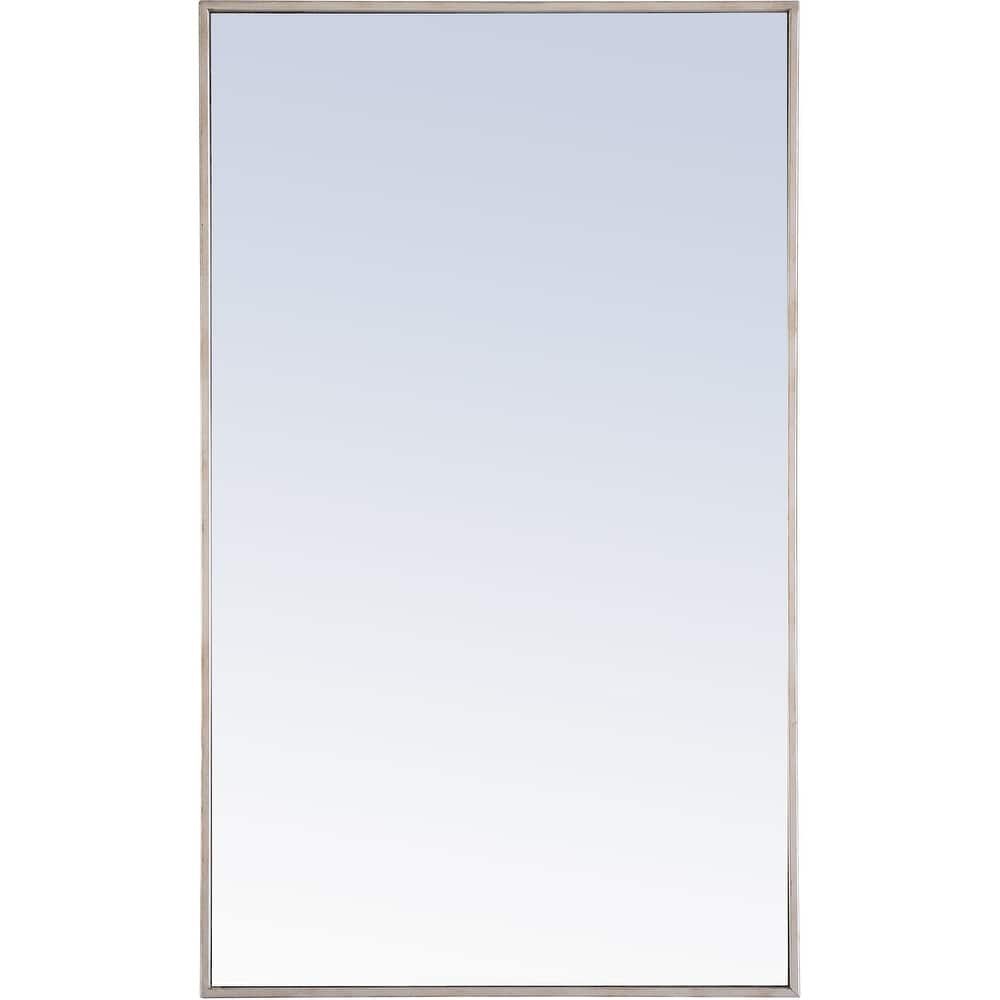 Elegant Lighting Eternity 40"x 24" Rectangular Metal Framed Wall