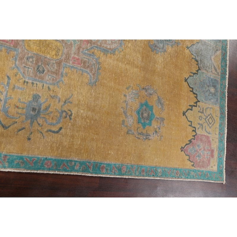 Traditional Geometric Tabriz Persian Area Rug Handmade Wool Carpet - 5'9" x 8'10"