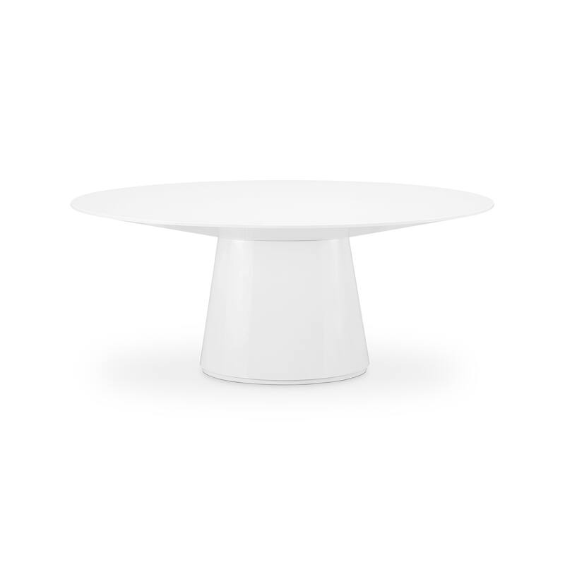 Aurelle Home Modern Pedestal Kitchen Dining Table