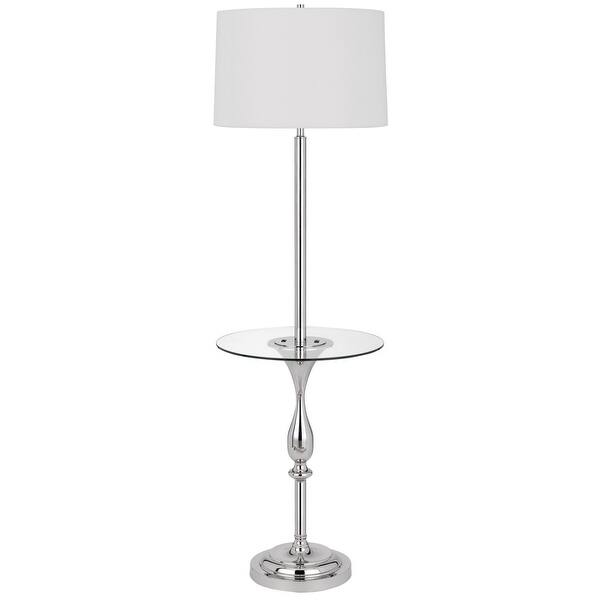 Stylish Triple Pole Brushed Steel Metal Table Lamp Stylish Triple Pole Brushed Steel Metal Table Lamp