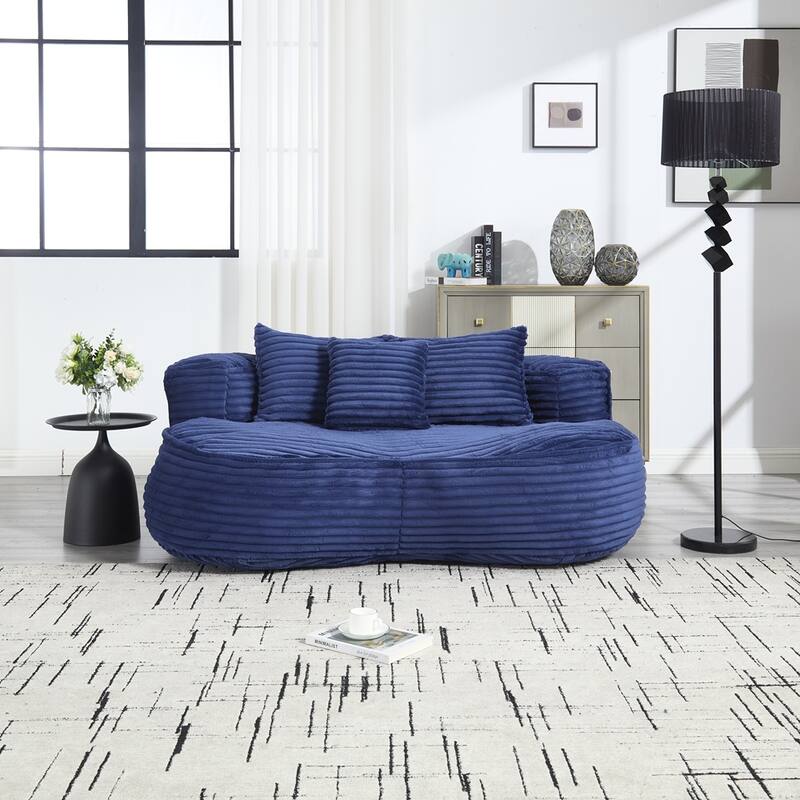 Comfort Lounger High Back Bean Bag Chair