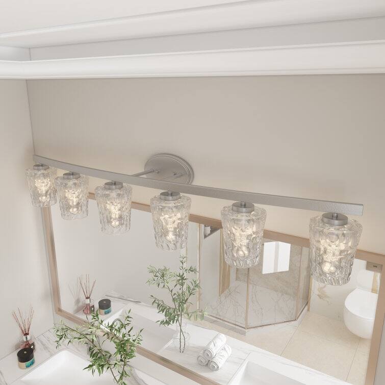 Acroma Modern Bathroom Vanity Light Art Glass Wall Sconce