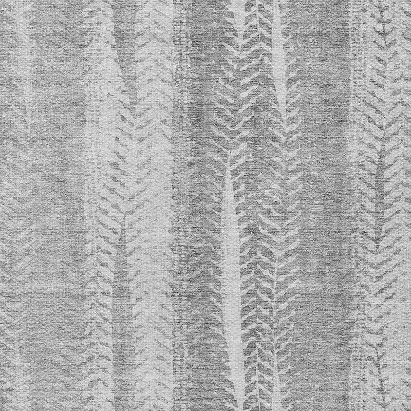 HomeRoots Botanical Leaves Transitional Rectangle Outdoor Rug