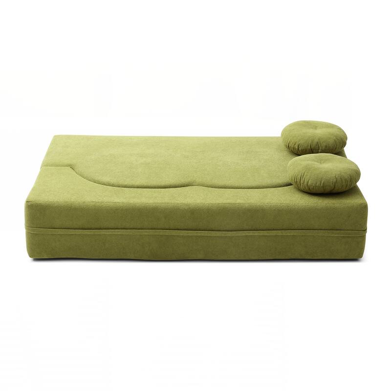 Folding Sofa Bed with Pillow, Sleeper Sofa, Floor & Futon Loveseat Couch