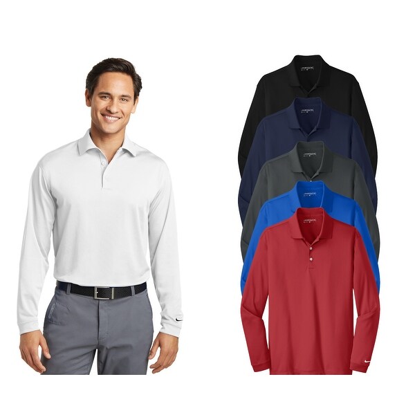 long sleeve dri fit polo