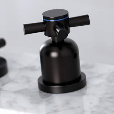 Concord Widespread Bathroom Faucet with Brass Pop-Up