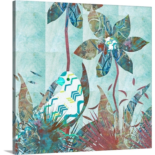 "Painted Bird" Canvas Wall Art