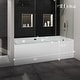 preview thumbnail 2 of 4, Eviva Swiss 54" Glossy White Acrylic Alcove Bathtub (Right Drain)