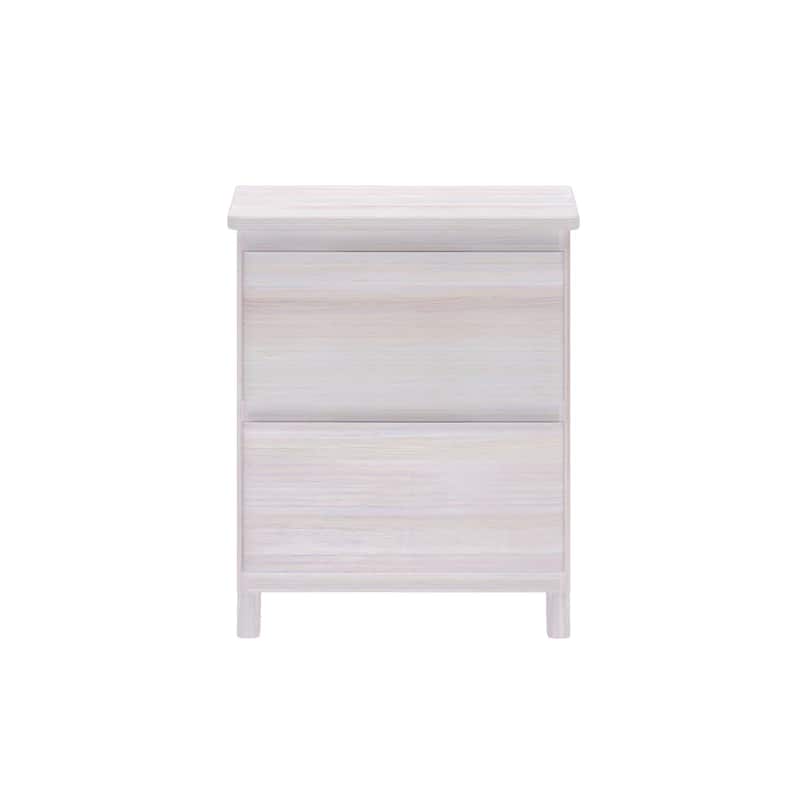 Max and Lily Farmhouse Nightstand with 2 Drawers
