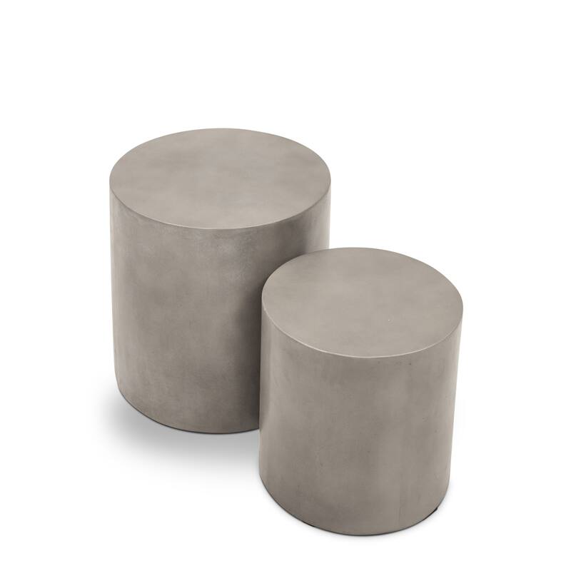Urbia Una Concrete Pedestal (Set of 2)