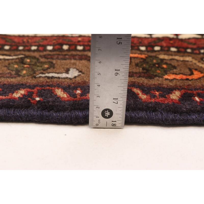 ECARPETGALLERY Hand-knotted Andelz Red Wool Rug - 3'3 x 5'5