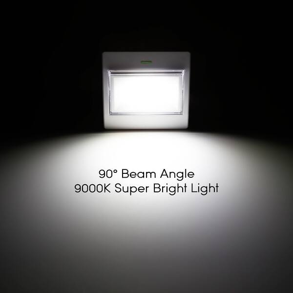 Shop 1 4 Pack Led Night Light Battery Operated Cob Led