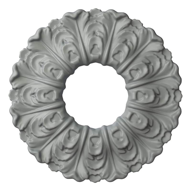 9 3/4"OD x 3 3/8"ID x 3/4"P Janice Ceiling Medallion - 9 3/4"OD x 3 3/8"ID x 3/4"P