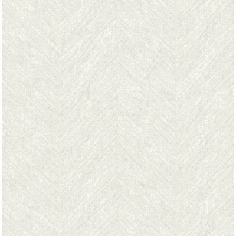 A-Street Prints Kallam Pearl Chevron Wallpaper