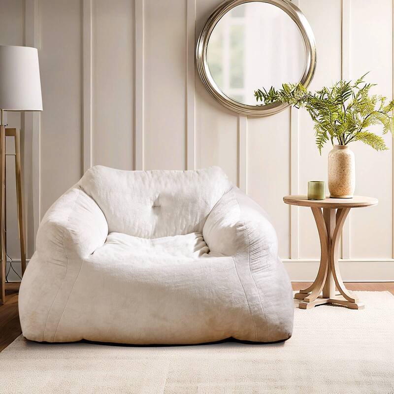 Costway Bean Bag Chair for Adults Plush Lazy Sofa with Ultra-soft