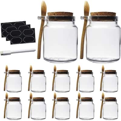 Small Glass Storage Jars