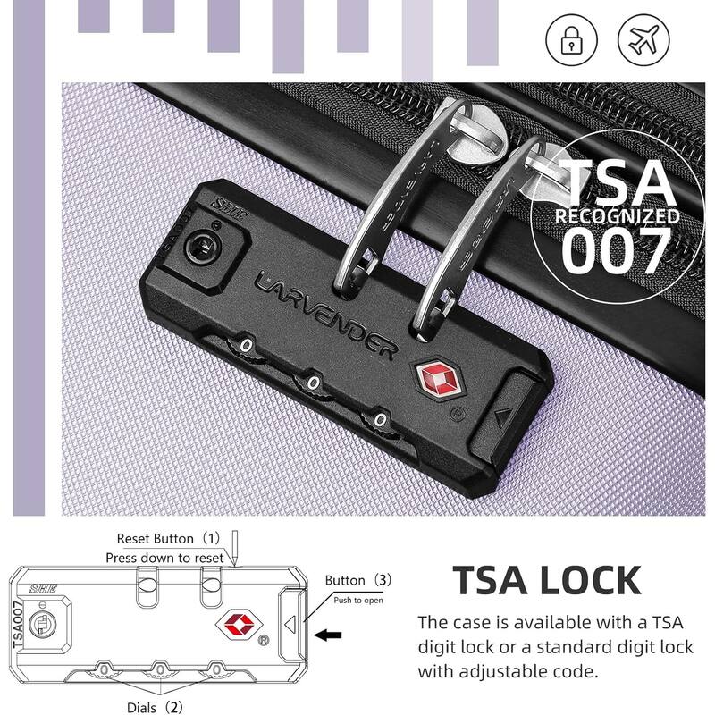 Luggage Sets 6 Piece with Duffel Bags, Hardside Expandable Suitcases with Spinner Wheels TSA Lock