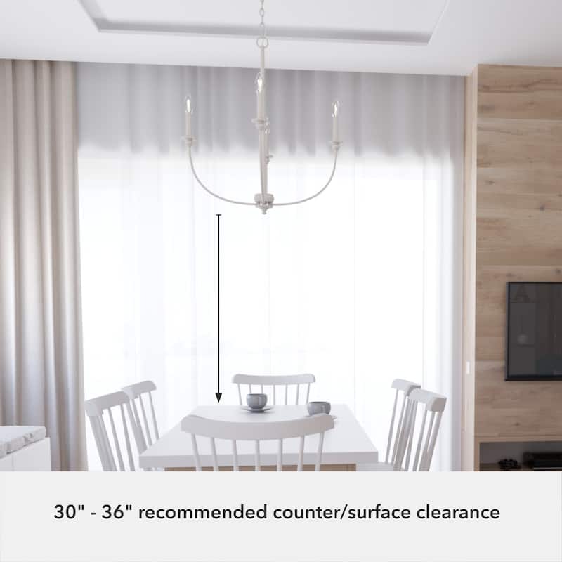 Hunter Southcrest Chandelier - Entry, Dining Table, Kitchen Island - Farmhouse, Transitional, Candle