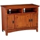 Cross Island TV Stand Medium Brown Cross Island TV Stand Medium Brown ...