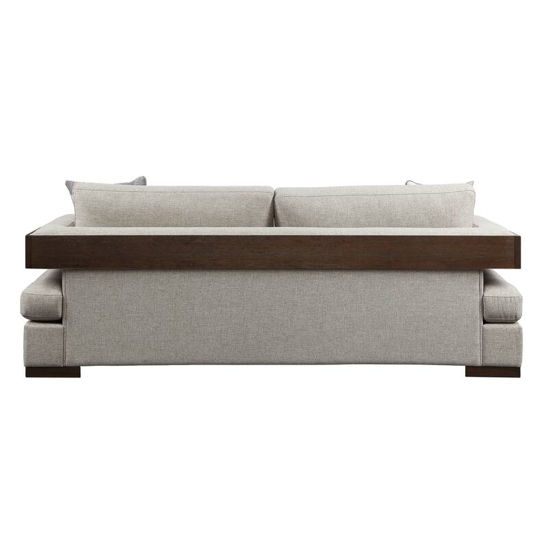 Harding Walnut Track Armrest Sofa