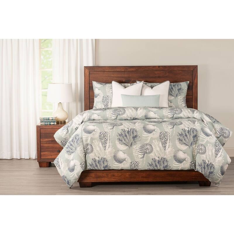 Siscovers Amelia Island Seashell Print Duvet Set