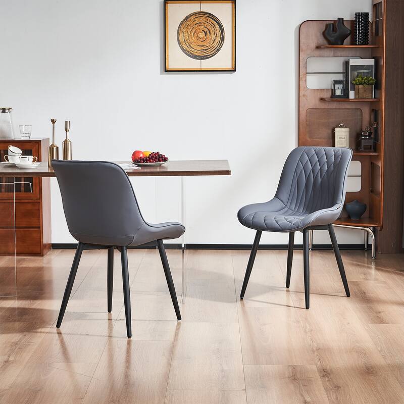 Modern Dining Chairs Set of 2 Upholstered Dining Room Chairs