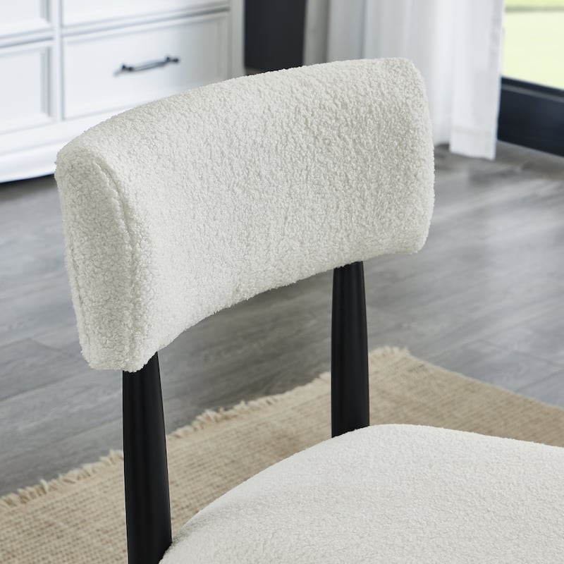 Roundhill Furniture Henriet 5-Piece Round Dining Set, Black