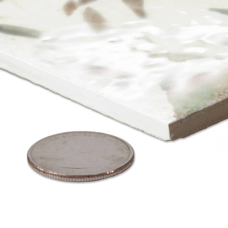 Merola Tile Mayolica Garden 5-7/8" x 5-7/8" Ceramic Wall Tile