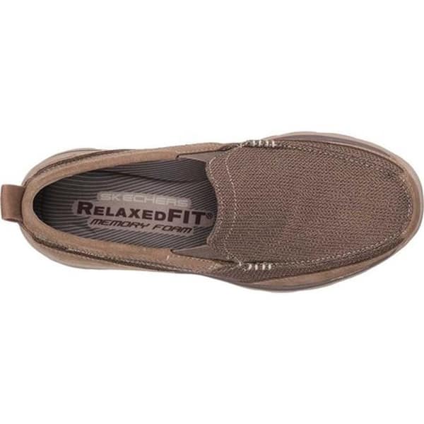 Shop Skechers Mens Relaxed Fit Superior Milford Light Brown