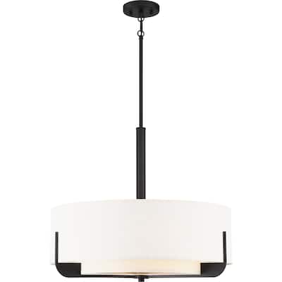 Nuvo Lighting 60/6544 Frankie 4 Light 24" Wide Drum Chandelier