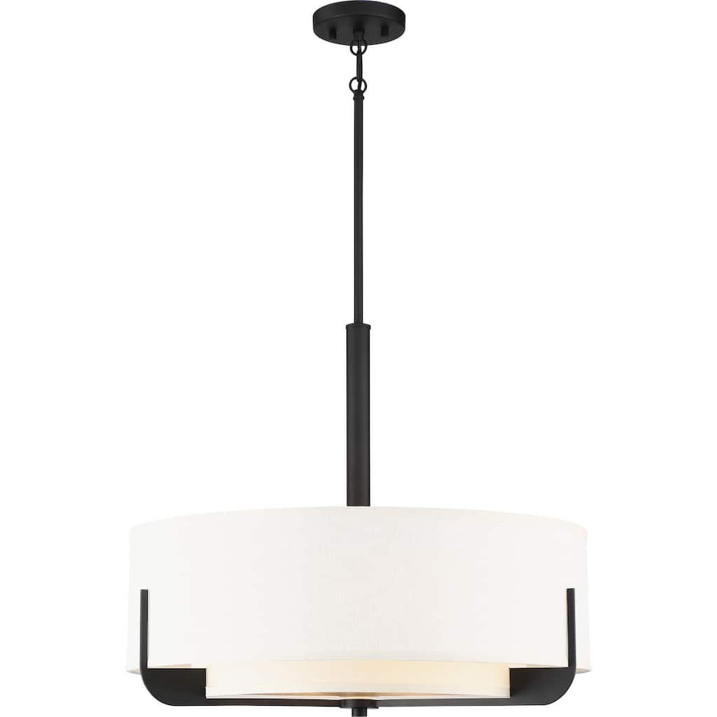 Nuvo Lighting 60/6544 Frankie 4 Light 24" Wide Drum Chandelier