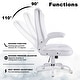 preview thumbnail 4 of 5, BOSSIN Big and Tall Office Chair Ergonomic High Back Computer Adjustable Height Leather Executive Chair with Padded Flip-up Arms