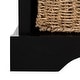 preview thumbnail 9 of 8, SAFAVIEH Lonan Black/ White Storage Bench - 47" x 16.1" x 19.9"