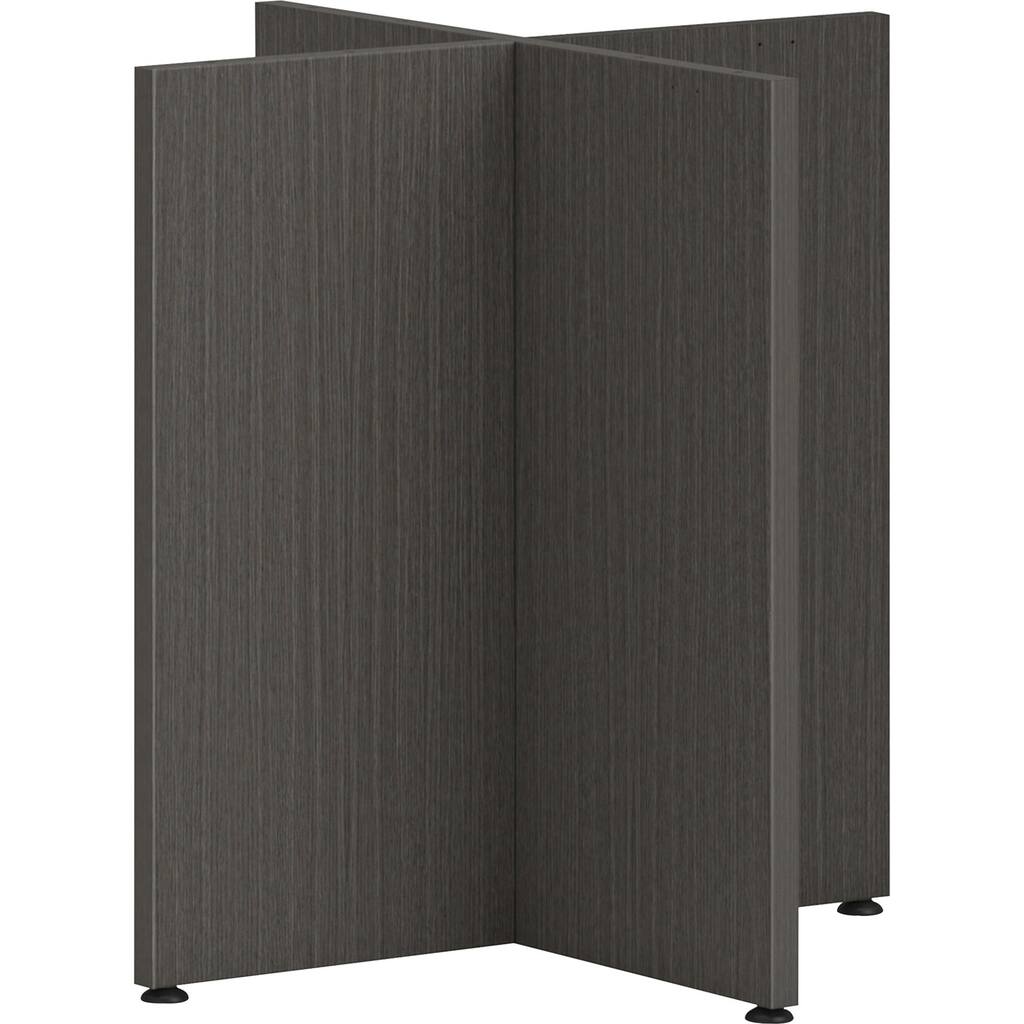 HON Mod Slate Teak Conference Table X-base