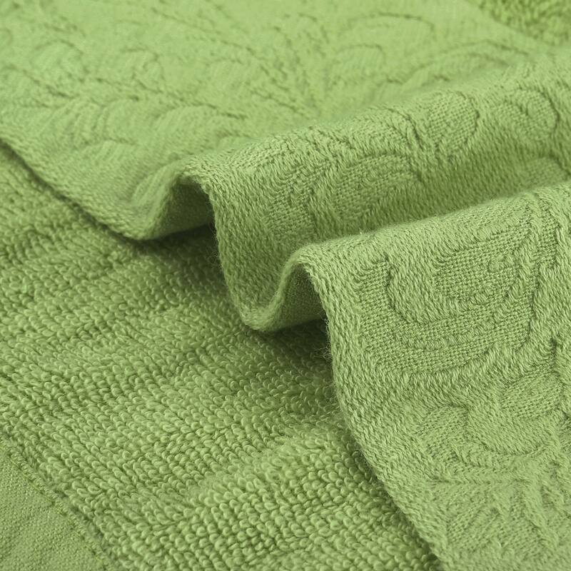6 Pack Cotton Washcloths, Printed Face Towel, Absorbent and Comfort Face Towels for Bathroom, Hotel, Gym 13" x 13"