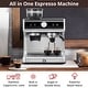 preview thumbnail 2 of 6, 1450W 20 Bar Espresso Machine with Grinder and Milk Frother