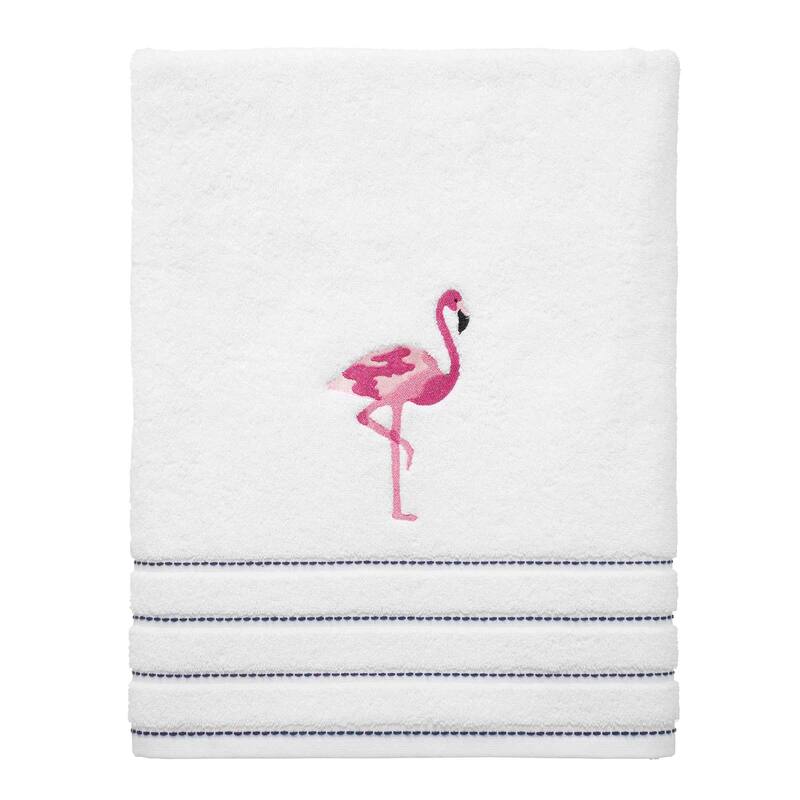 Izod Flamingo 2-Pack Bath Towel Set - Bath Towel 2pk Set