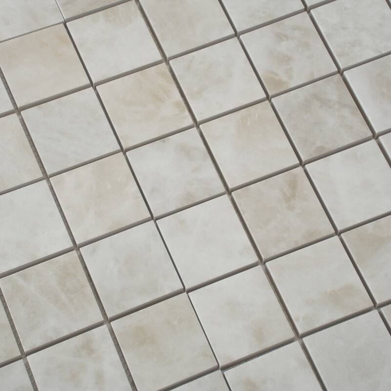 Apollo tile 12" x 12" Splendor Lappato Soft Alabaster White Porcelain Tile (4.84 sq ft/case) - 5 Pack