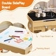 preview thumbnail 8 of 8, 3-in-1 Kids Study Table & Chairs Set