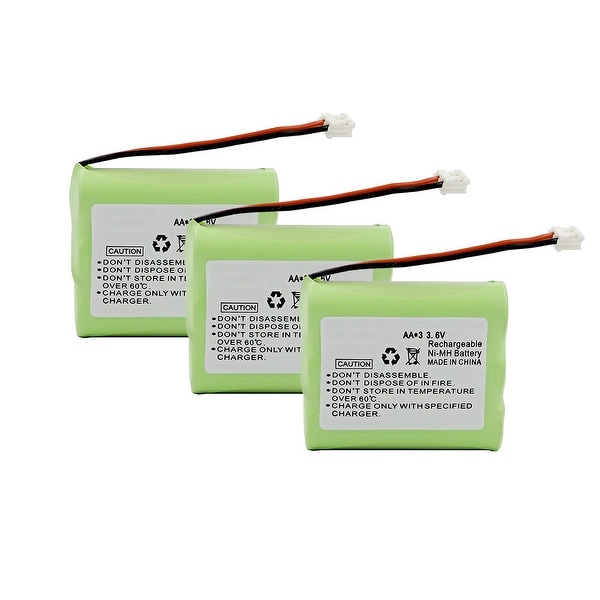 3x Fits VTech 3301 / ia5845 NiCd Cordless Phone Battery 600mAh / 3.6v - Multicolor. Opens flyout.