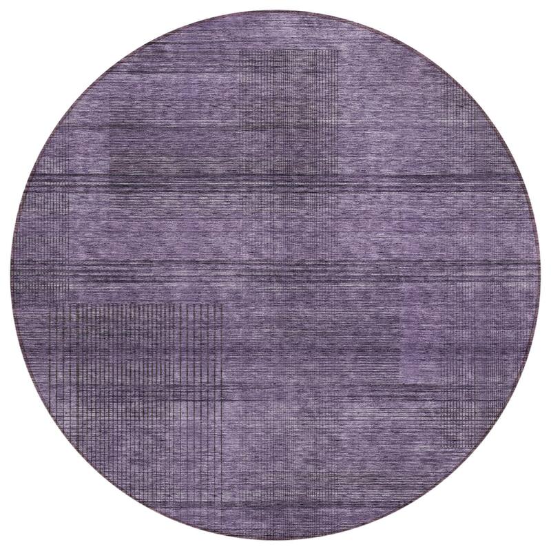 HomeRoots Striped Transitional Rectangle Outdoor Rug