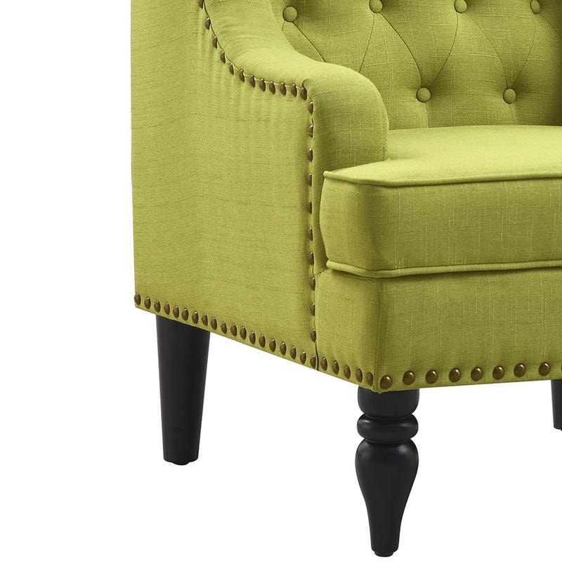 moser bay jewel tufted wingback upholstered club chair