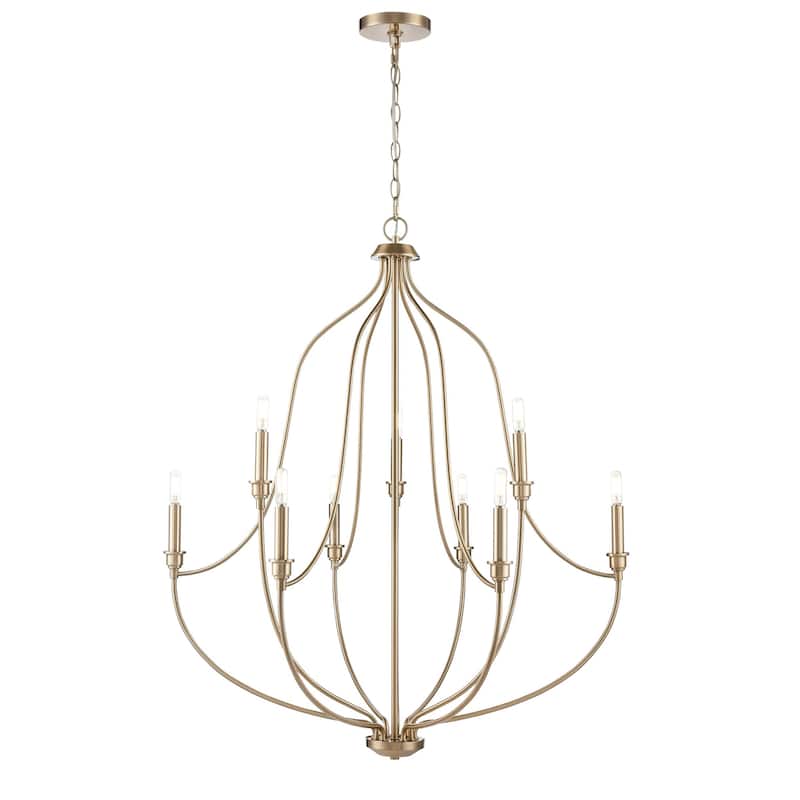 Millennium Lighting 98009 Senoia 9 Light 33" Wide Pillar Candle Style