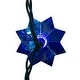 preview thumbnail 5 of 3, Kurt Adler 15.7-Foot UL 20-Light Multicolor LED Clear Lotus Flower Light Set With Green Wire