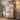 27.56" Vintage Tall Wooden Multicolor Carved Storage Dresser with 6 Drawers and 2 Doors